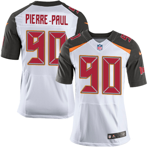Nike Buccaneers #90 Jason Pierre-Paul White Men's Stitched NFL New Elite Jersey